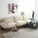 Nadine Frame Sofa, Walnut Frame, L-SHAPE [SALE]